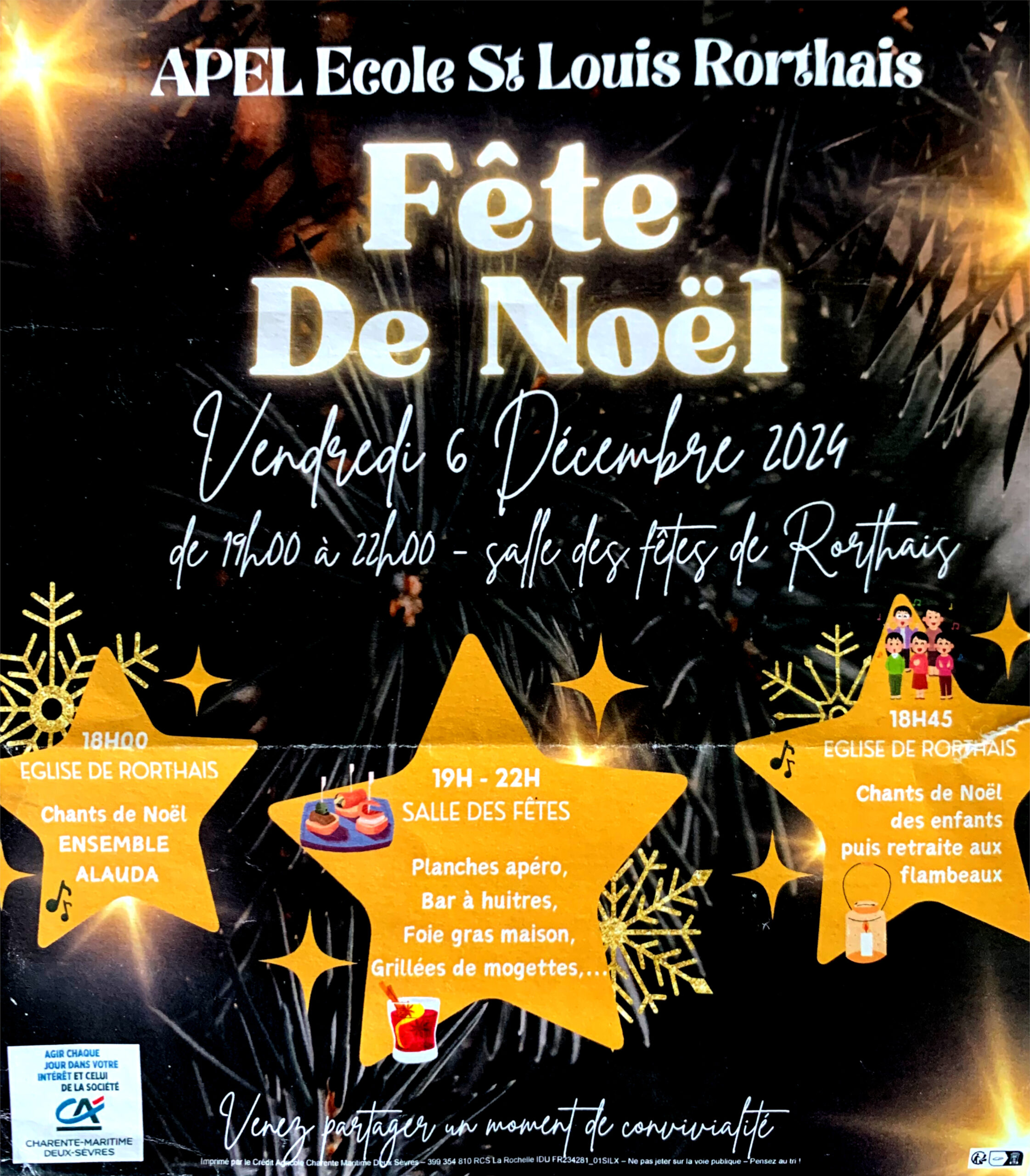 Concert de Noël avec l'APEL de Rorthais